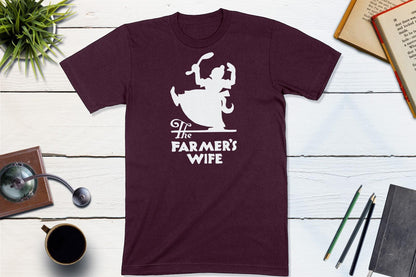 The Farmer's Wife Restaurant Vintage Matchbook-Unisex T-shirt-Yesteeyear