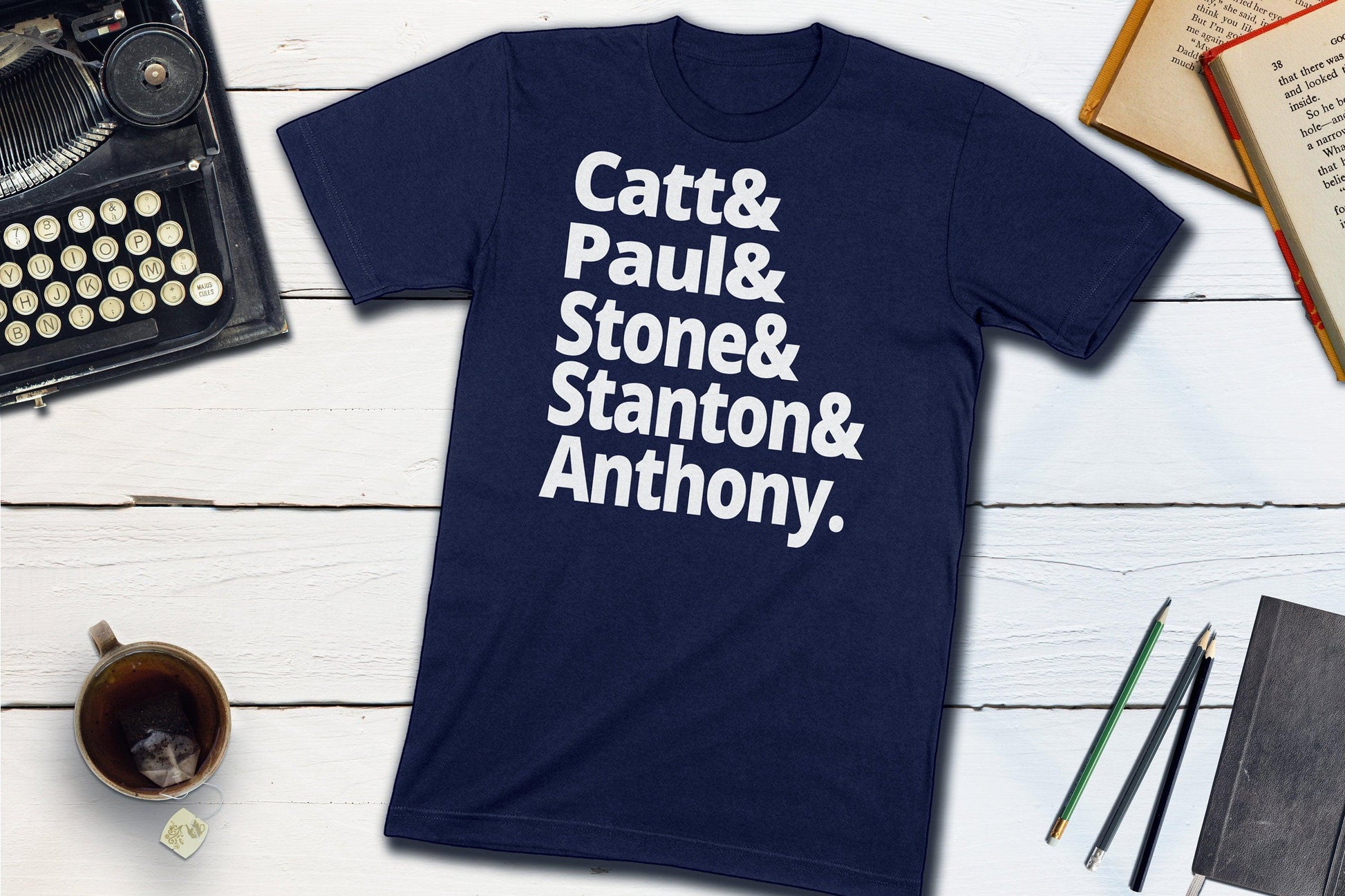 US Women's Suffrage - Anthony, Stanton, Stone, Paul Catt-Unisex T-shirt-Yesteeyear