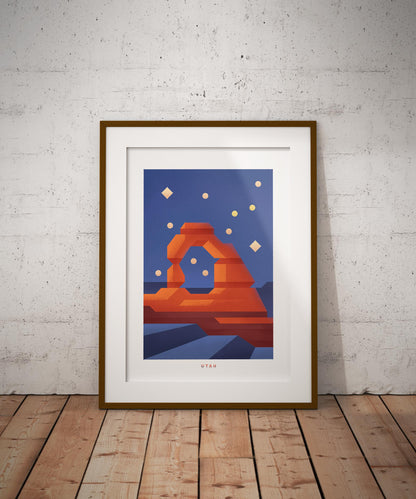 Utah Travel Poster Print-Poster-Yesteeyear